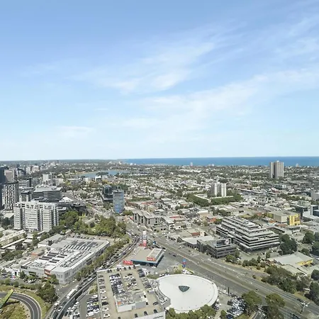 3Br 2Bath, Southbank, Crown, Sea View, Level 39 Apartment Melbourne Exterior photo