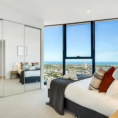 3Br 2Bath, Southbank, Crown, Sea View, Level 39 Apartment Melbourne Exterior photo