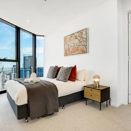 3Br 2Bath, Southbank, Crown, Sea View, Level 39 Apartment Melbourne Exterior photo